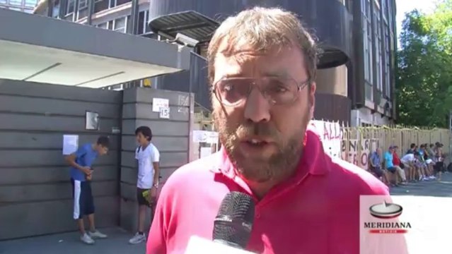 No alla discarica della Falcognana : cittadini protestano davanti alla Regione Lazio