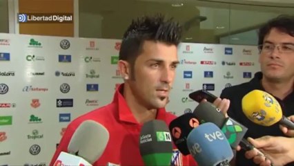 David Villa se estrena como goleador en el Atlético de Madrid