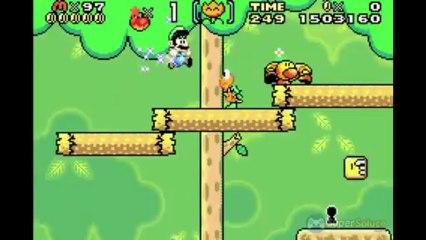 Soluce Super Mario World - Forêt Illusoire 1 : Accès Manoir Forêt