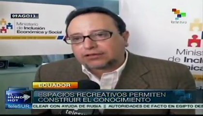 Inaugura Ecuador Centro Recreativo para erradicar trabajo infantil