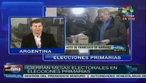 Califican como históricas las elecciones primarias en Argentina