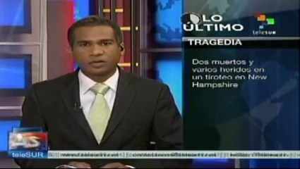 Mueren dos personas en New Hampshire, EE.UU. tras tiroteo