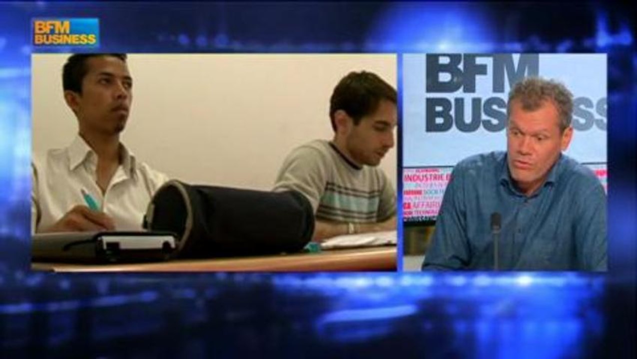 Guillaume Nusse, PDG de Clairefontaine-Rhodia, dans Le Grand Journal - 7 août 2/6