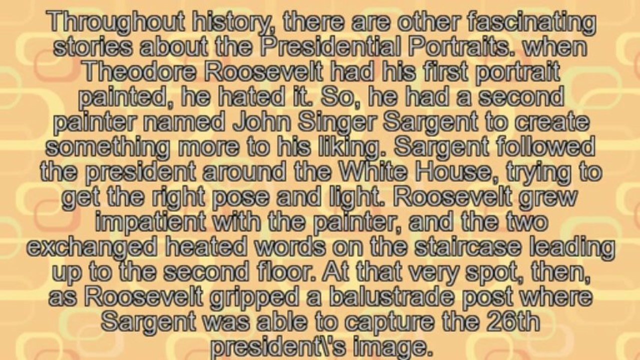 The Presidents as Portraits in History