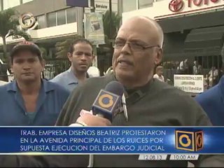 Colapsada la avenida principal de los Ruices por protesta