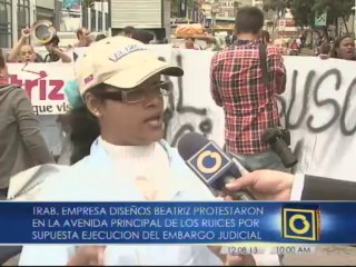 Colapsada la avenida principal de los Ruices por protesta