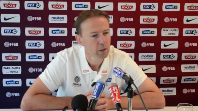 Conférence de presse - sélection de l'Equipe de France - Vincent Collet détaille ses choix