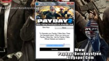 Payday 2 Beta Keys Free Giveaway