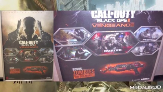 Black Ops 2 VENGEANCE Map Pack 3 - NEW Buried Zombies Map! NEW Ray Gun Mark II Gun!