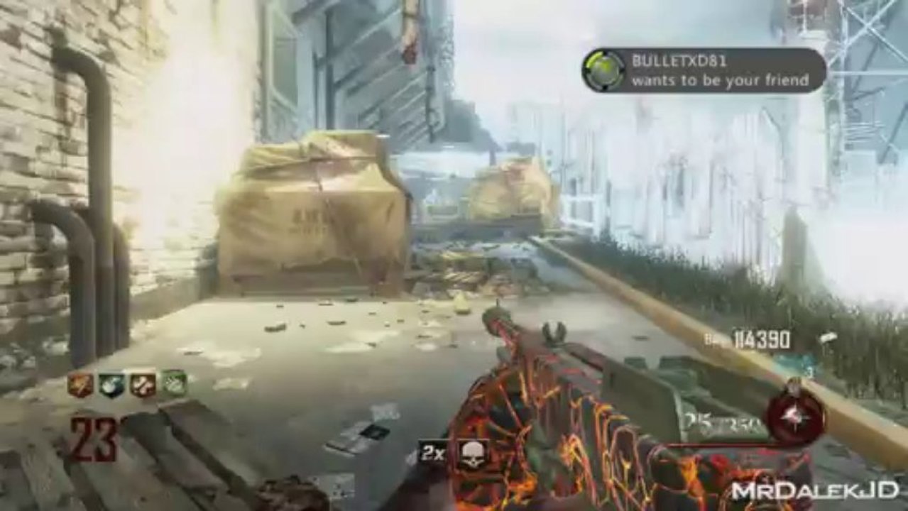 Black Ops 2 Zombies: "Mob of The Dead" - Solo Round 30+ "DOCK" Training Strategy Guide!