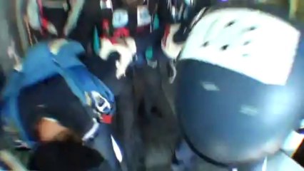 PARACHUTISME - CHAMPIONNATS DE FRANCE VICHY 2013 - VR4 « Armée de L’air Nice Saut5»- 10aout13