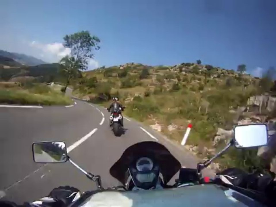 Moto Gopro gorges du Tarn