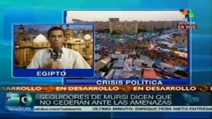 Aumenta la tensión en Egipto ante amenazas del gobierno interino
