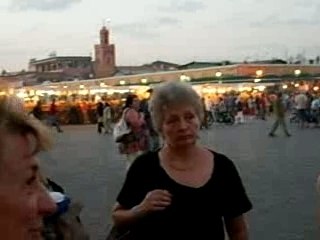Prière sur la place Djemâa-el-Fna
