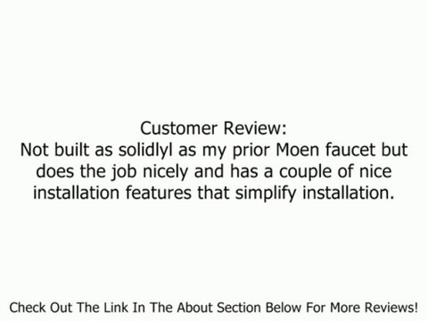 Moen 4621P Chateau One-Handle Low Arc Bathroom Faucet, Polished Brass Review