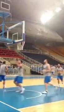 Προπόνηση της εθνικής Ανδρών