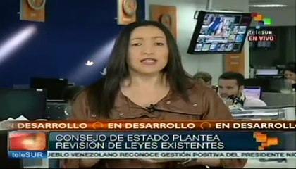 Consejo de Estado venezolano debate sobre lucha contra la corrupción