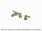 Kingston Brass Royale Widespread Faucet, Satin Nickel and Polished Brass Review