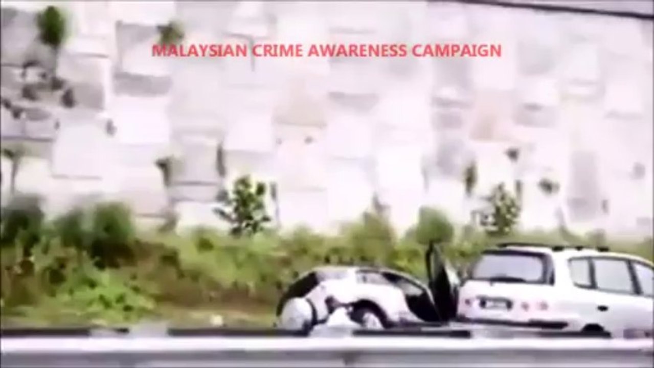 Highway Robbery Caught on Video