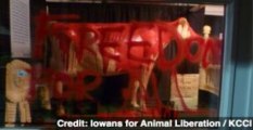 Animal Rights Group Vandalizes Iconic Iowa Butter Cow