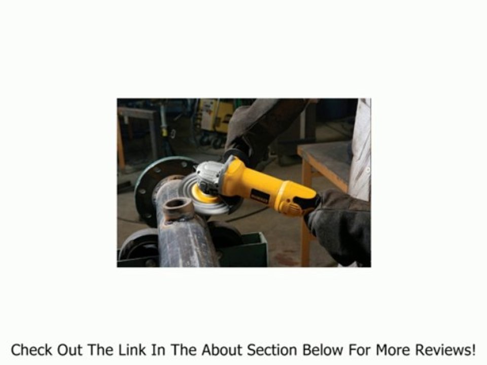DEWALT D28065 5-Inch/6-Inch High Performance Grinder with Trigger Grip Review