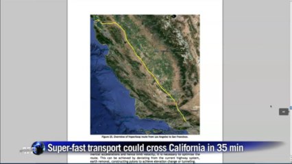 California 'Hyperloop' fast transport design unveiled