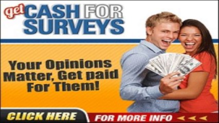 how to get paid cash for surveys