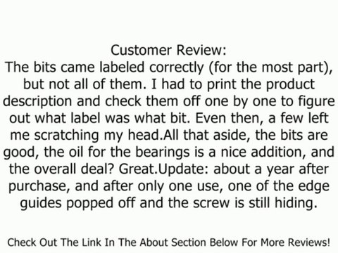 MLCS 66 Piece Carbide-Tipped Router Bit Set, 1/2 Shank Review