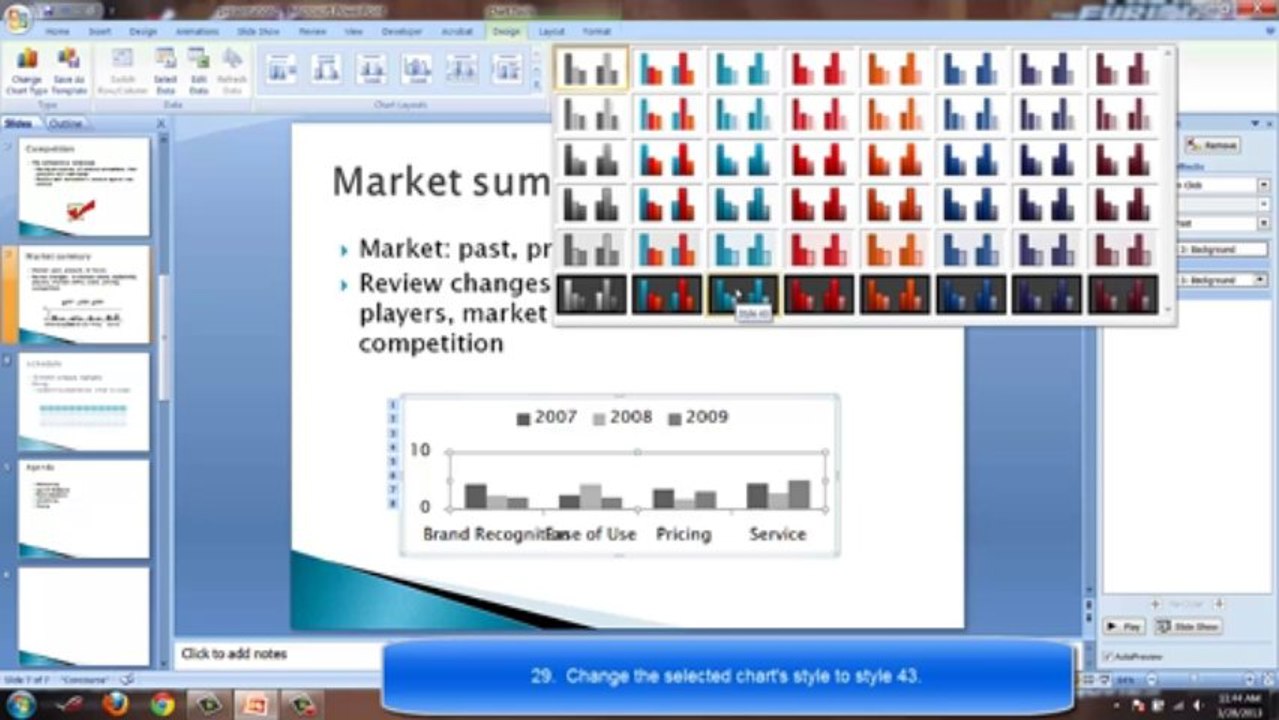 Assessment Tests:  Powerpoint 2007