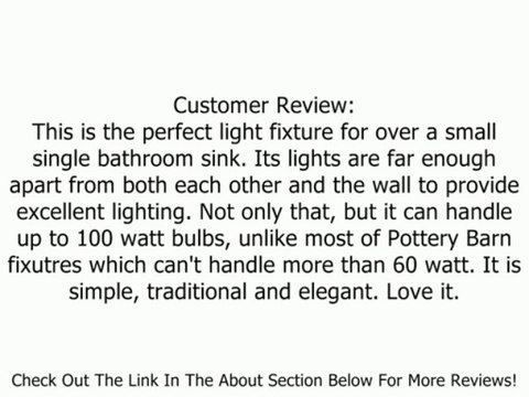 Kohler K-11366-G Transitional Double Wall Sconce for Forte Faucet Line, Brushed Chrome Review