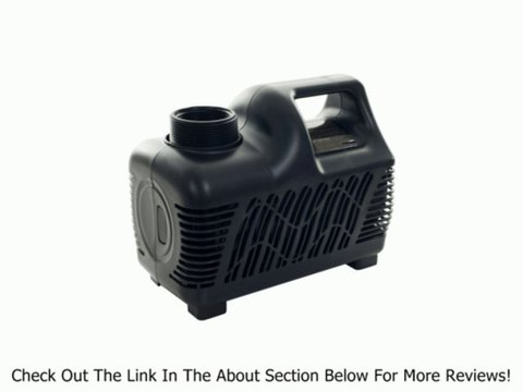 Crystal Pond Professional Waterfall Pump Model WFP5100 Review