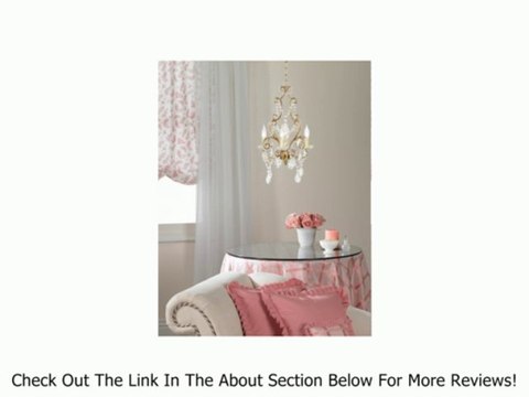 Antique Gold with Clear Beads Swag Plug-In Chandelier Review