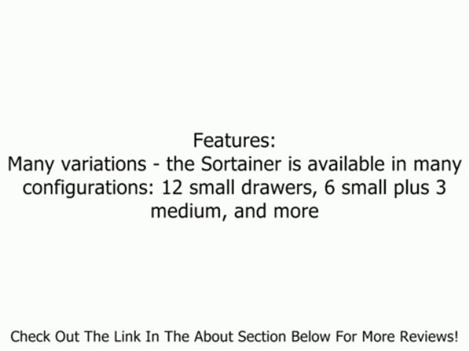 Festool 491985 Sortainer 9 drawers Review