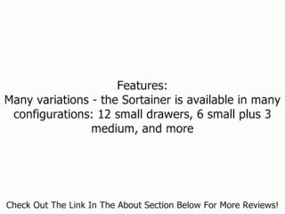 Festool 491985 Sortainer 9 drawers Review