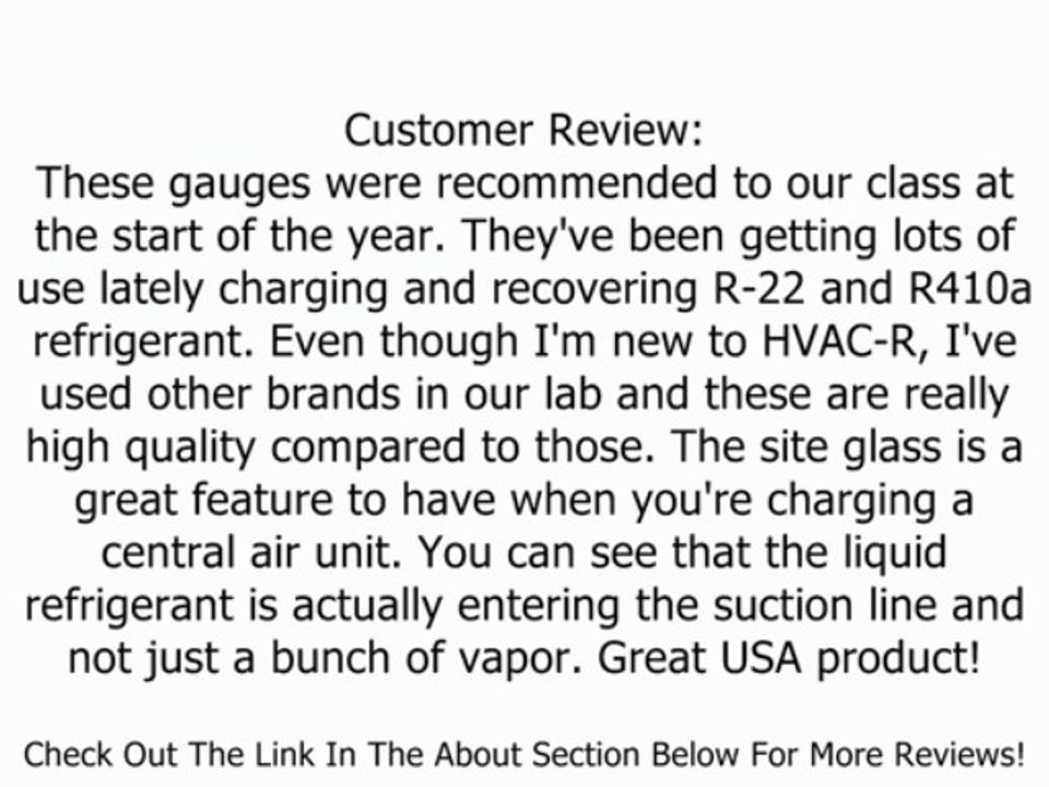 Yellow Jacket 49967 TITAN 4-V Manifold Gauges W/Hoses R-22/404A/410A [Misc.] Review