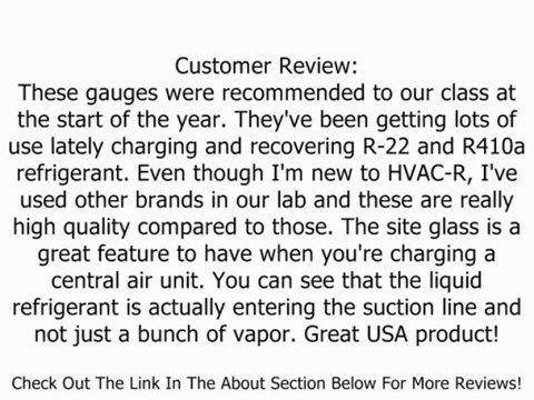 Yellow Jacket 49967 TITAN 4-V Manifold Gauges W/Hoses R-22/404A/410A [Misc.] Review