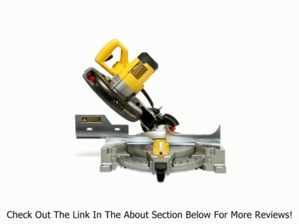 Factory-Reconditioned DEWALT DW713R Heavy-Duty 10-Inch Compound Miter Saw Review