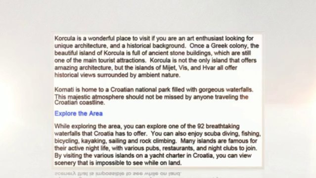 Escape With A Relaxing Croatia Yacht Charter