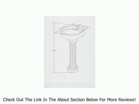 Pedestal Sink Small - White for Bathroom - Victorian Review