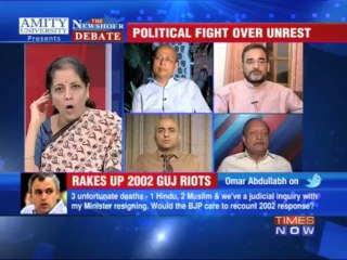 The Newshour Debate: Quoting Gujarat to defend Kishtwar - Part 1