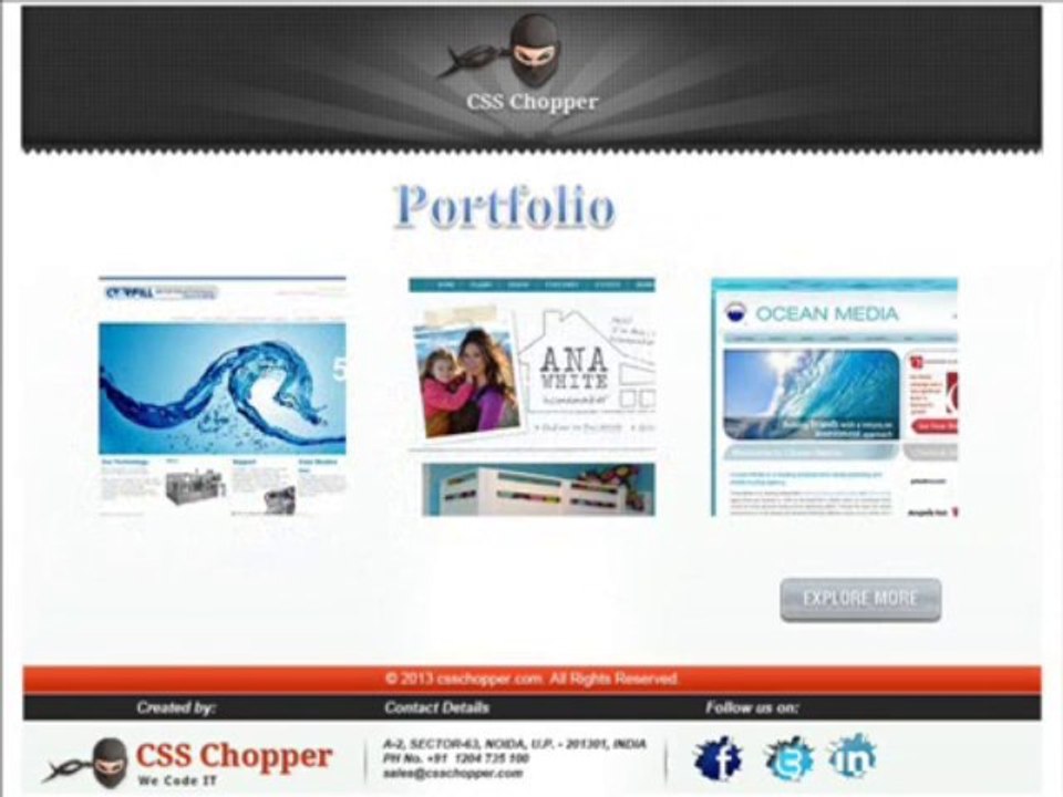 PSD to Drupal Development Service @ CSS Chopper