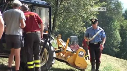 MUORE SOTTO IL TRATTORE