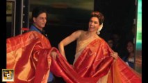 Shahrukh Khan promotes Chennai Express in SAREE: MUST WATCH