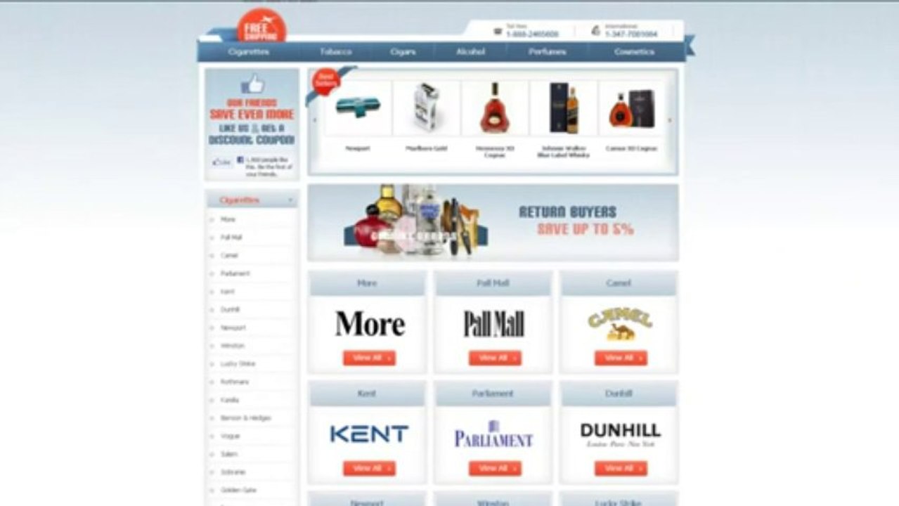 Buy duty free Usa cigarettes online