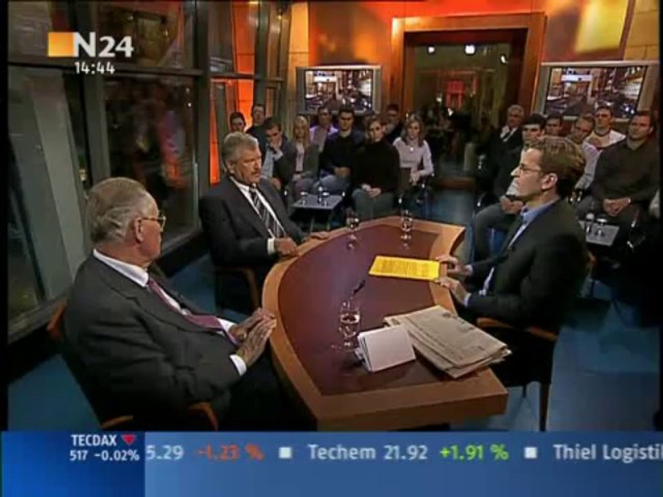 Was Erlauben Strunz? - Diskussion zwischen Udo Voigt (NPD) und Peter Glotz (SPD)