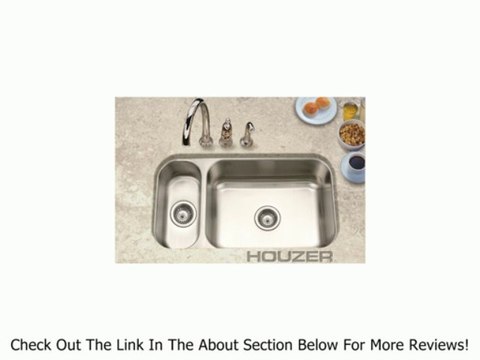 Houzer EHD-3118-1 Elite 31-1/2-by-17-15/16-Inch 80/20 Undermount Double Bowl Stainless Steel Sink Review