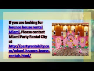 bounce house rental miami