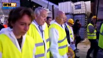 Jean-Marc Ayrault visite le chantier de Velisy dans le cadre de la réforme des retraites - 13/08