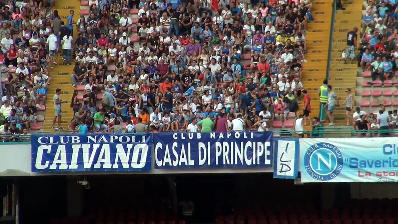 Video Napoli - Msc Cup, applausi per Higuain e le cheerleaders azzurre (09.08.13)