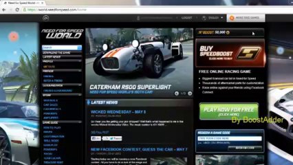 Need For Speed World - Boost Generator - 2013